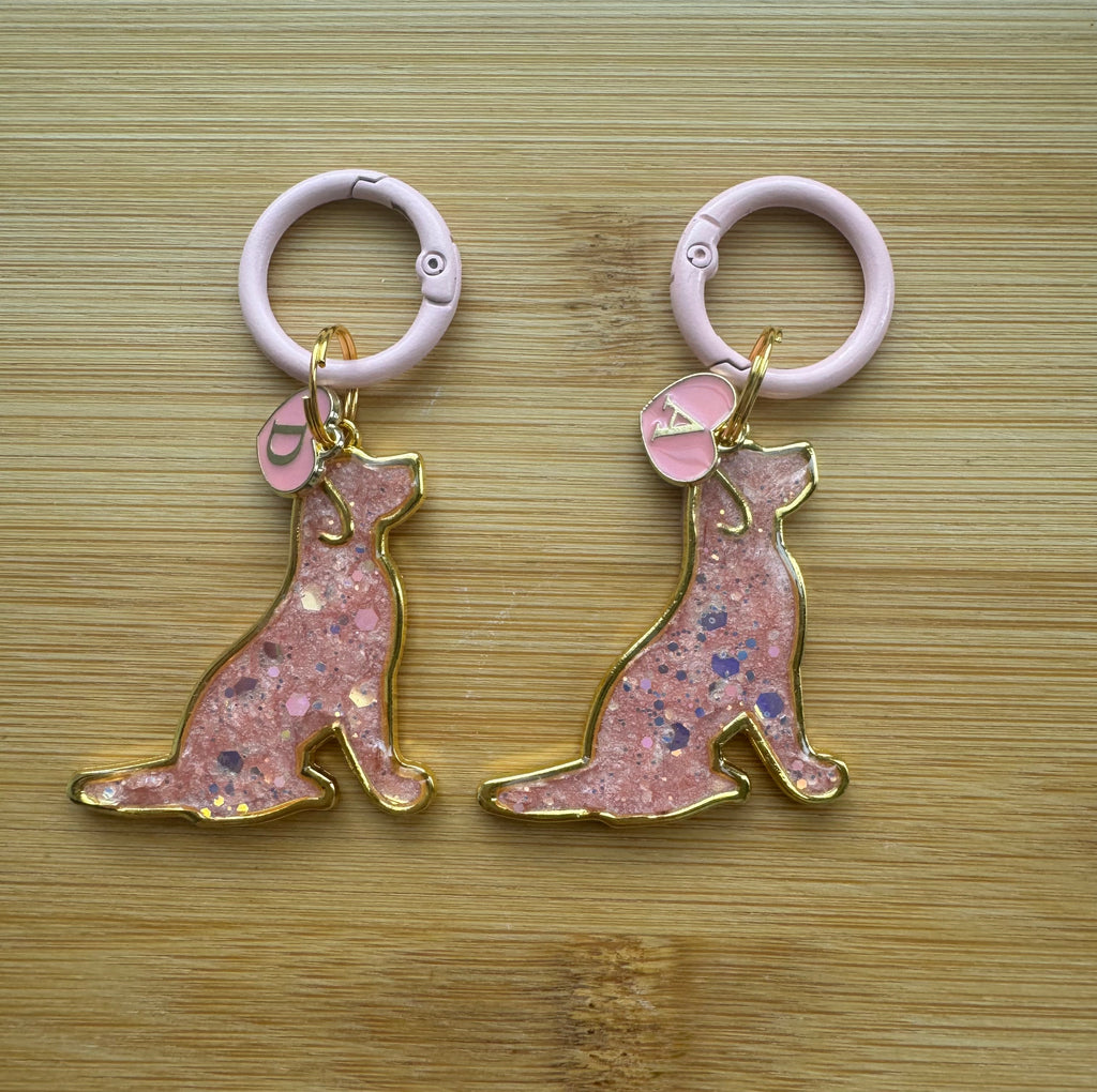 Labrador gold frame Tag