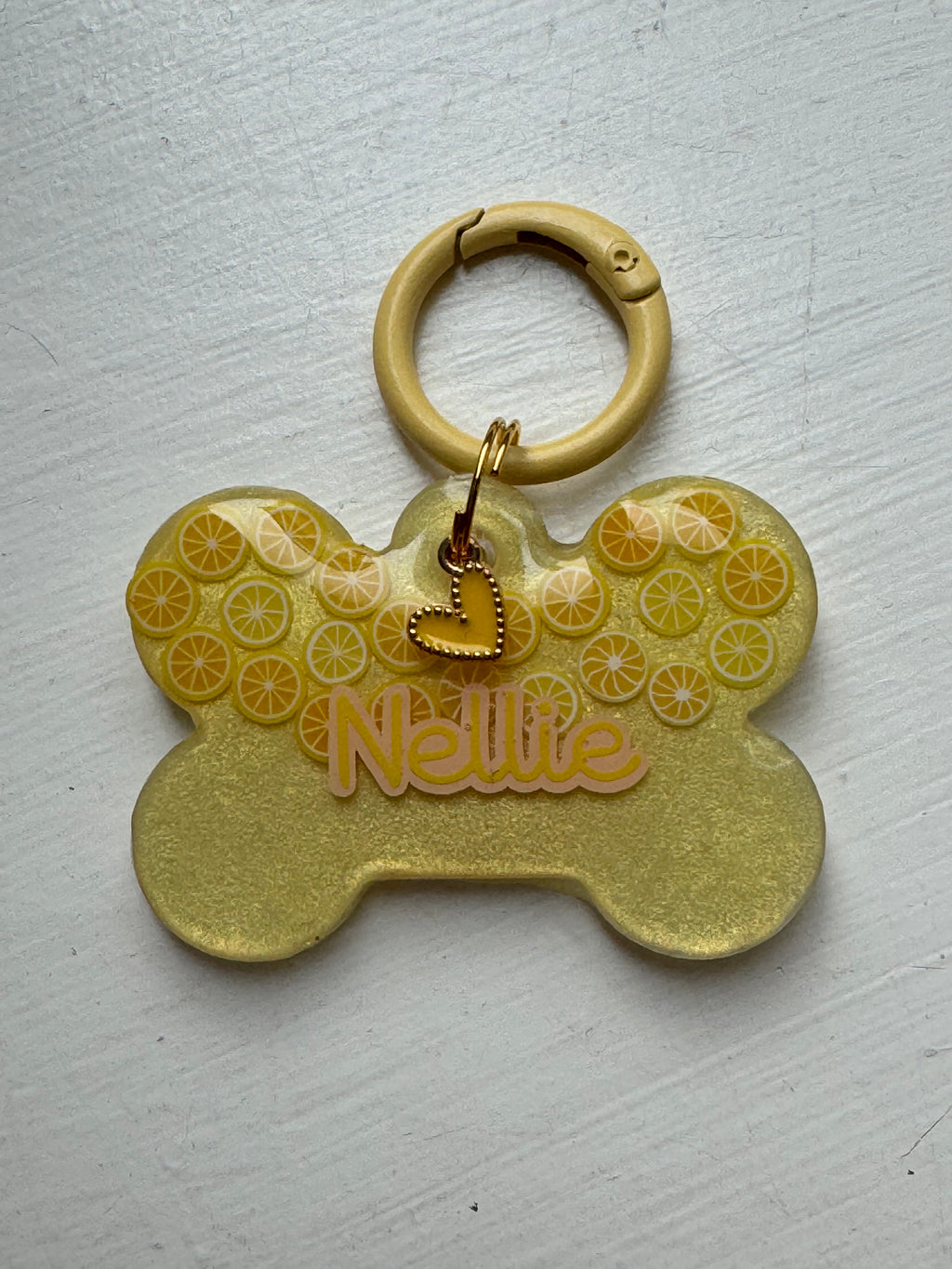 Glitter Dog Tag