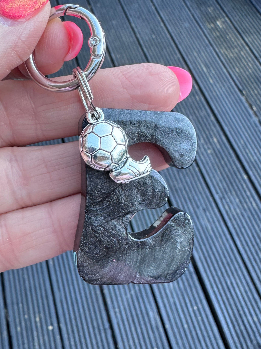 Dog ID tag Initial