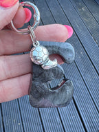 Dog ID tag Initial