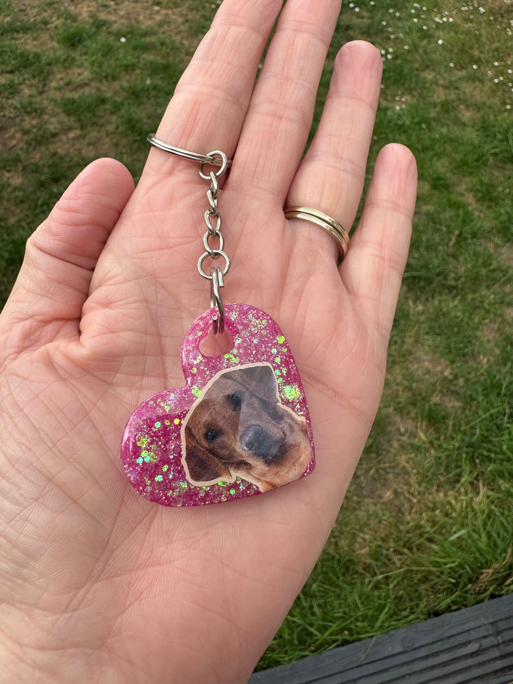 Personalised Picture keyring