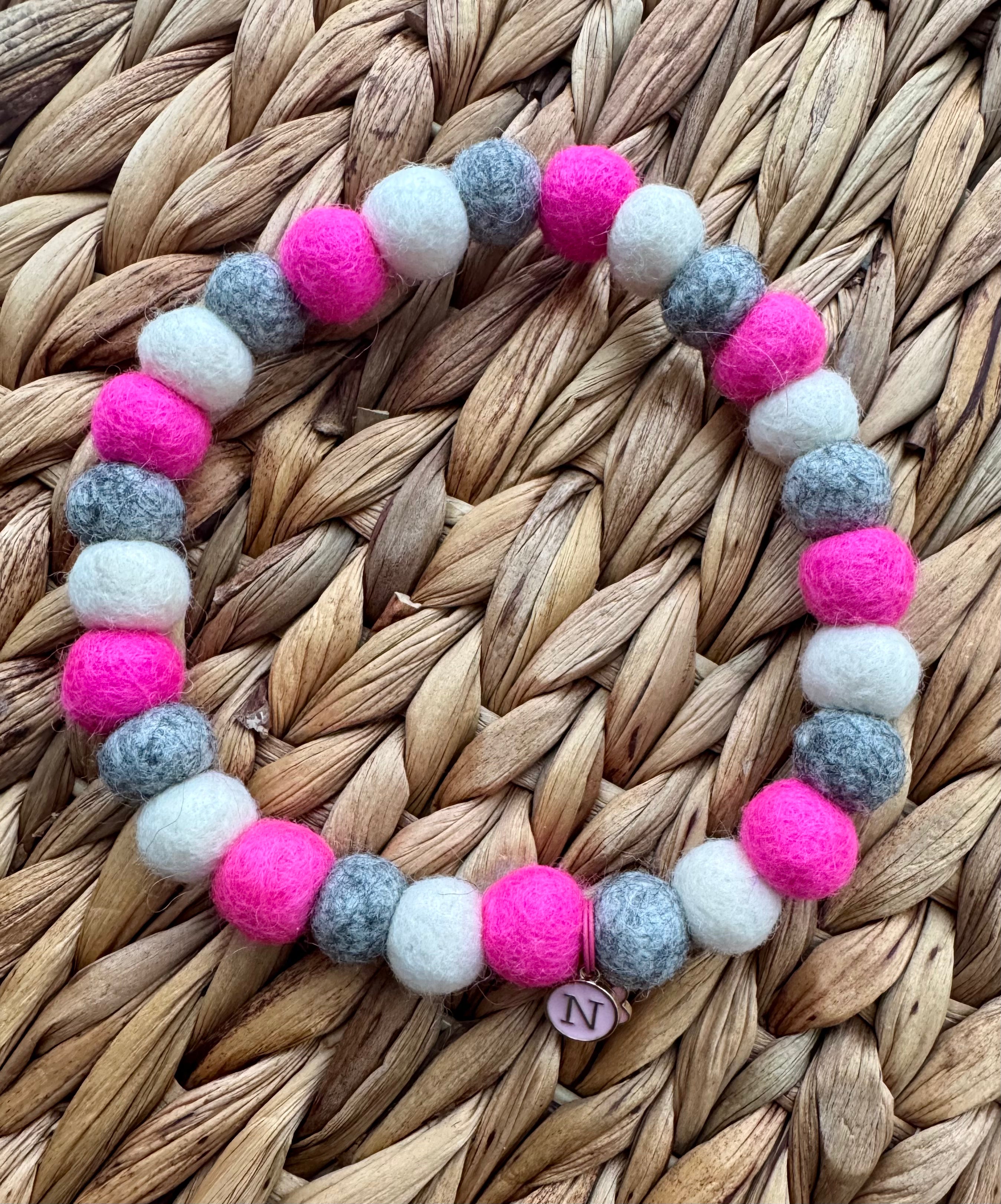 Handmade Pom Pom Collar