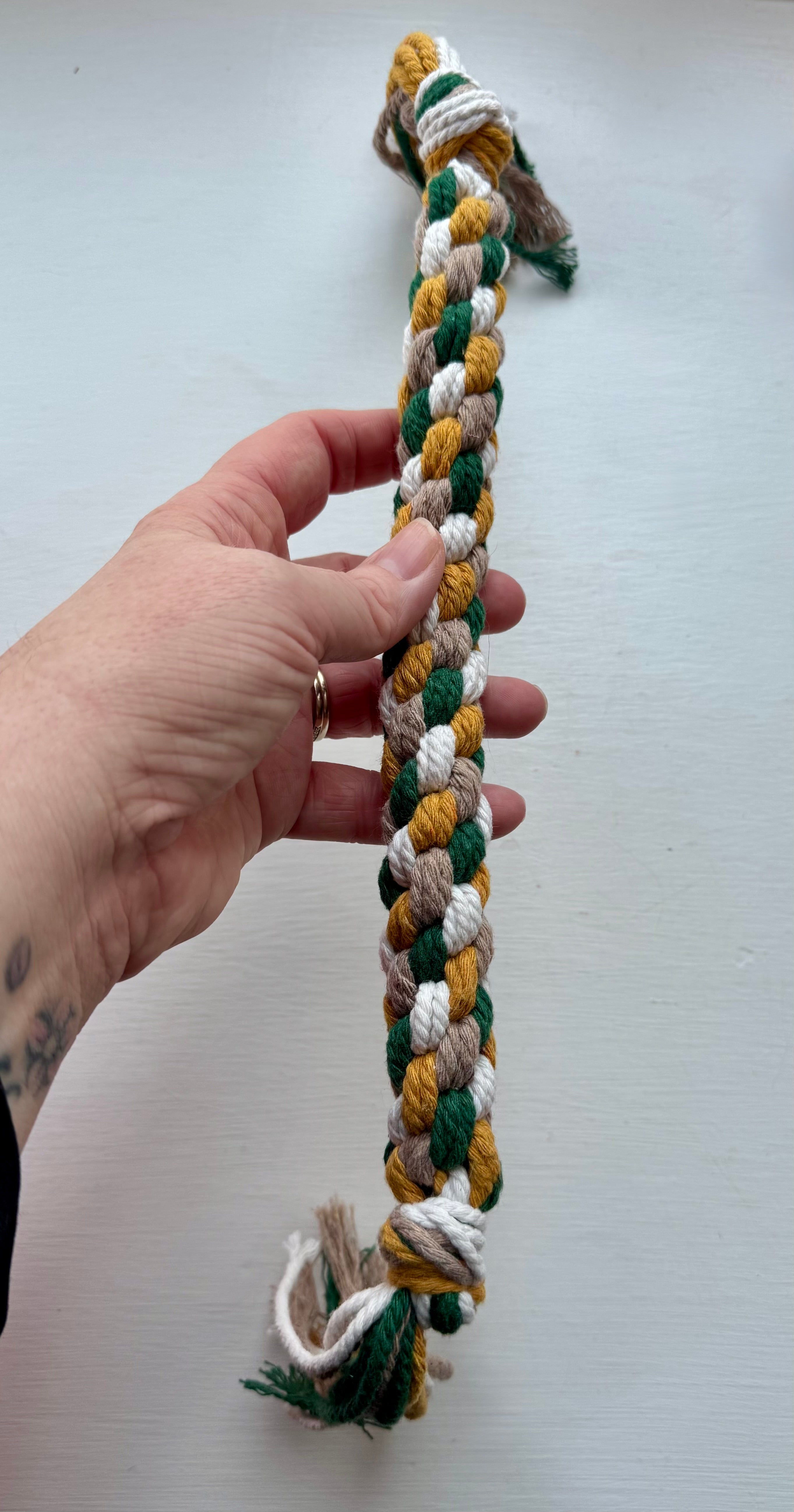 Hand Tied Dog Tug Rope