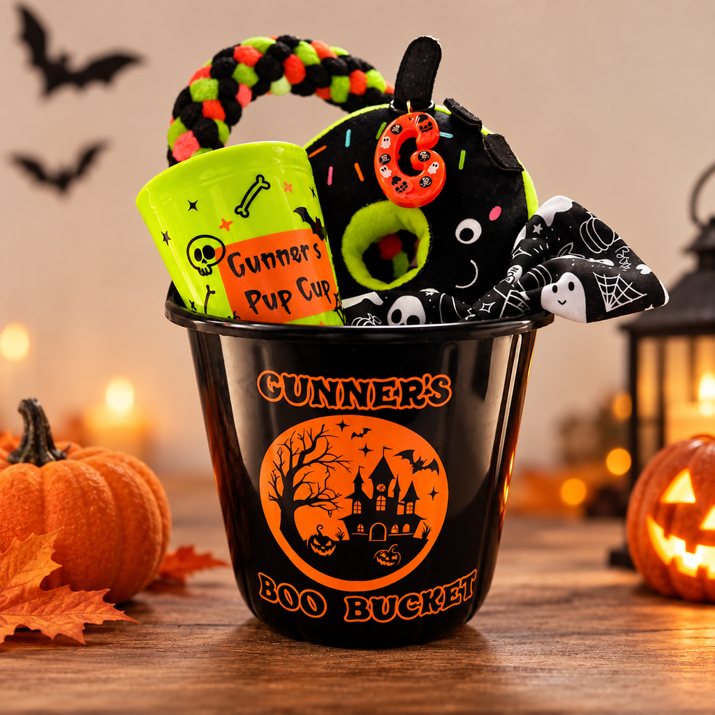 Halloween Dog Boo Bucket