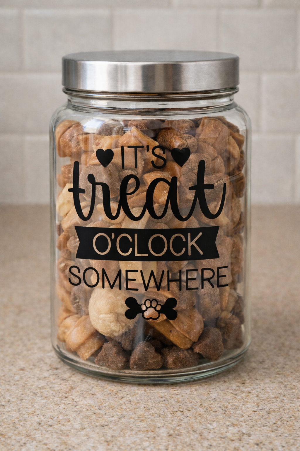 Treat Jar vinyl labels
