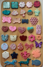 Glitter Dog Tag