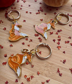 Foxy Fable gold frame Dog Tag