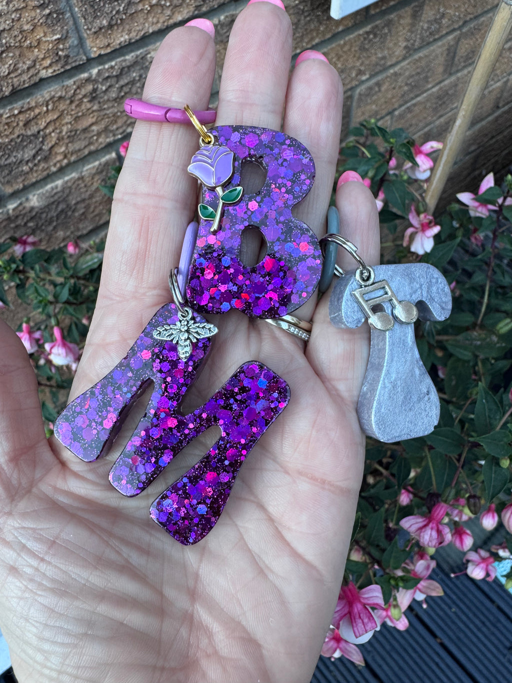 Dog ID tag Initial