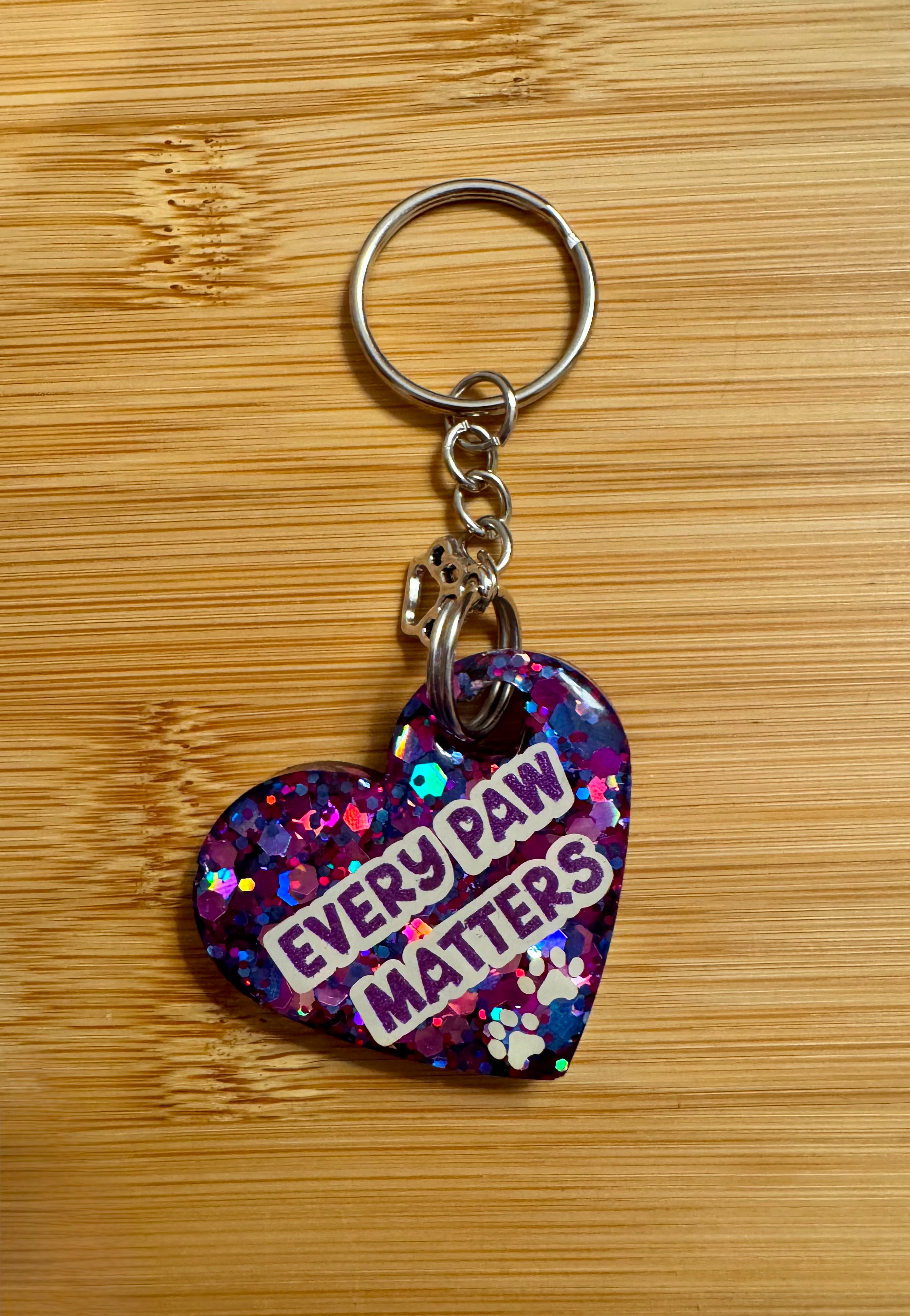 Every Paw Matters Keyring - for charity