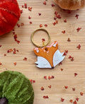 Dreamy Fox resin Dog Tag