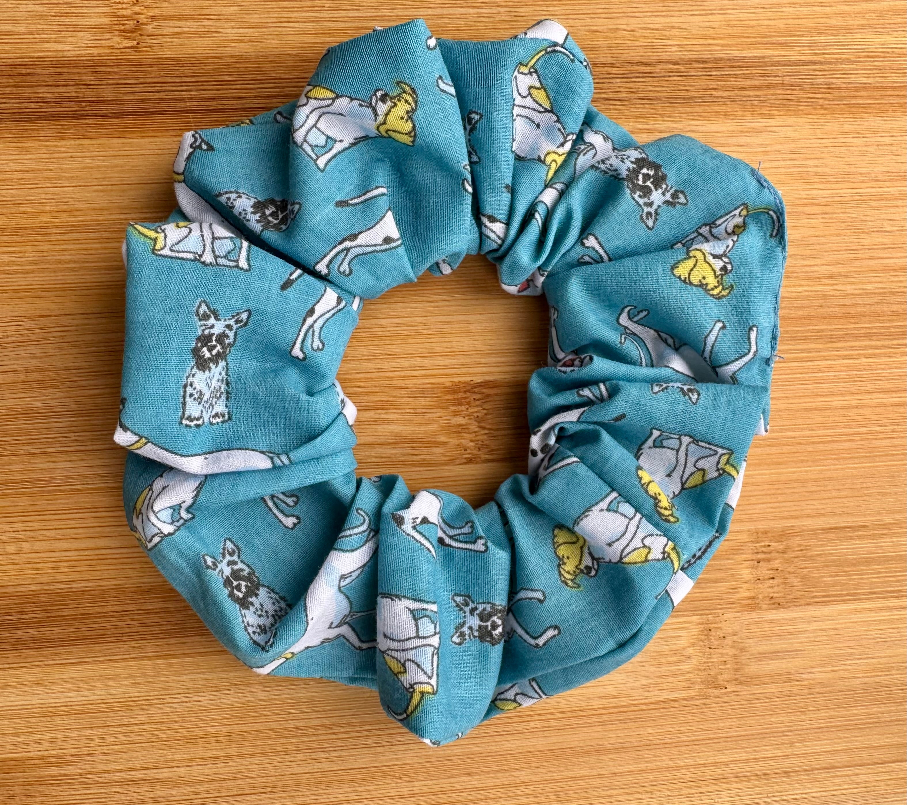 Pet Neck Tie & optional Matching hair Scrunchie - Dogs