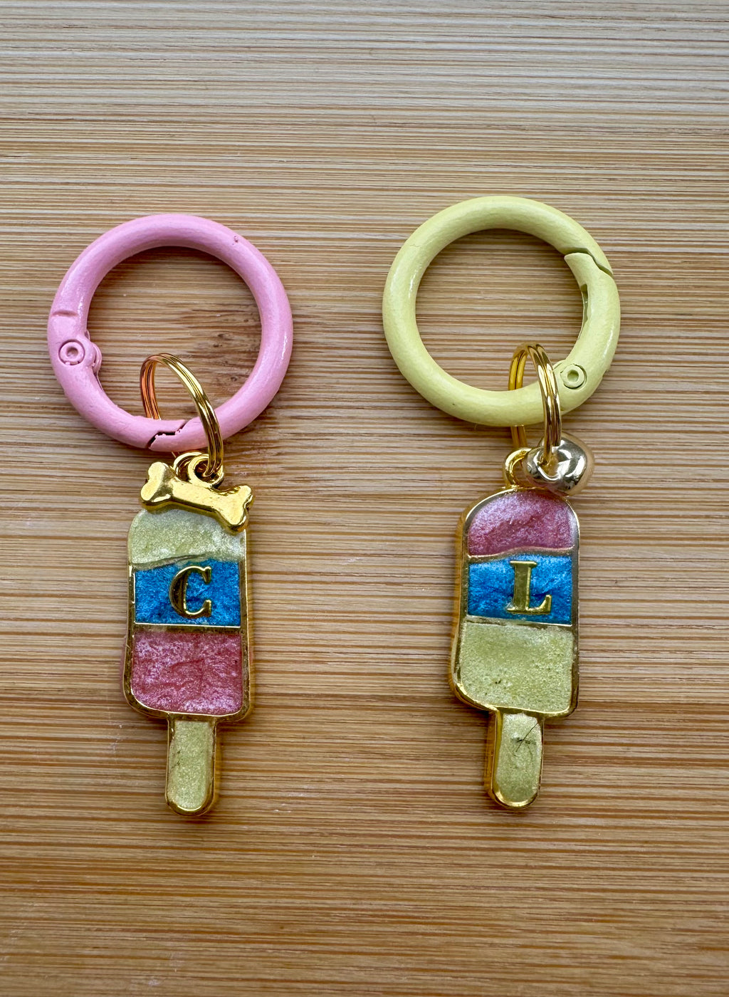 Ice Lolly & ice cream dog tag