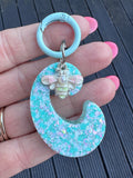 Dog ID tag Initial