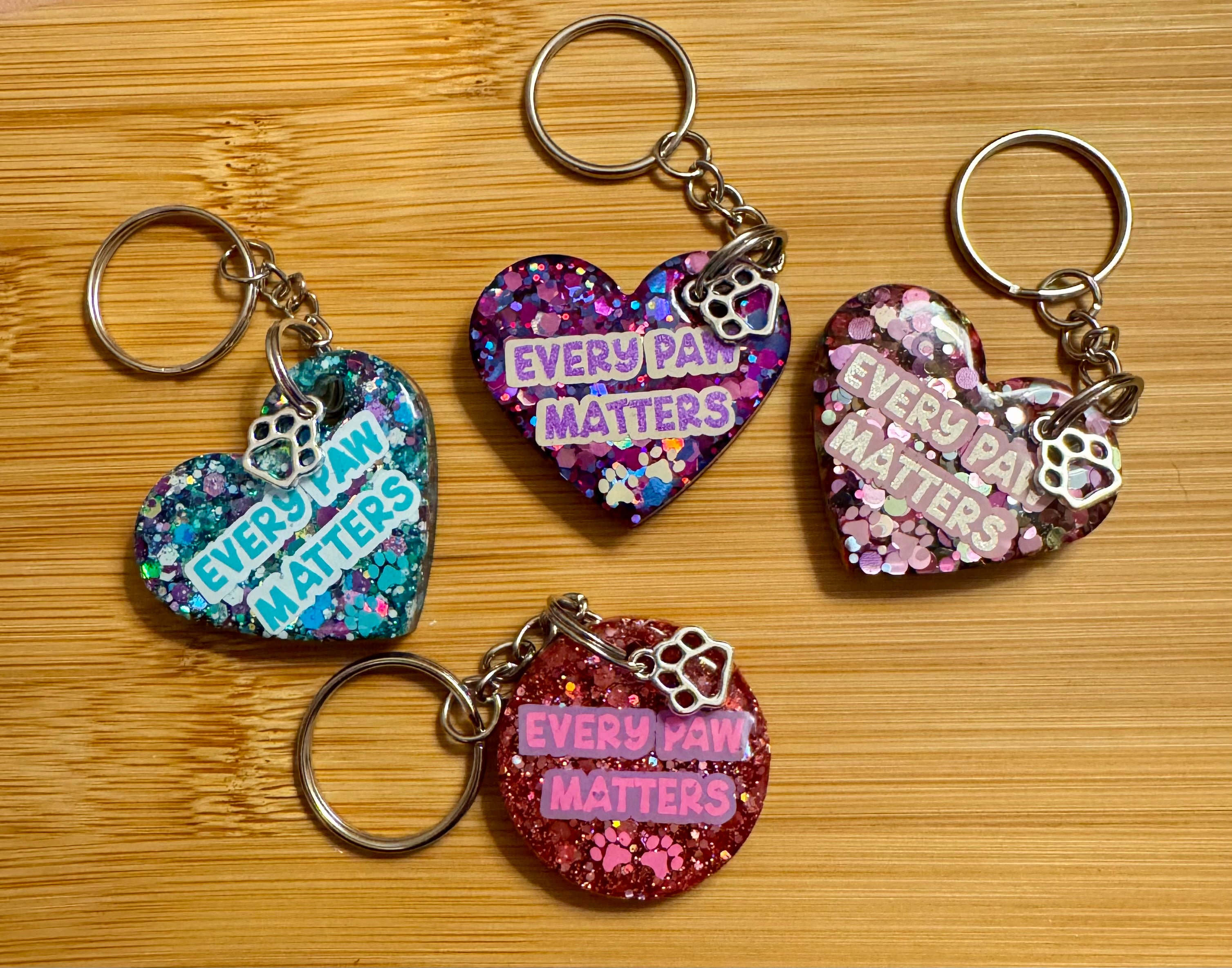 Every Paw Matters Keyring - for charity