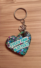 Every Paw Matters Keyring - for charity