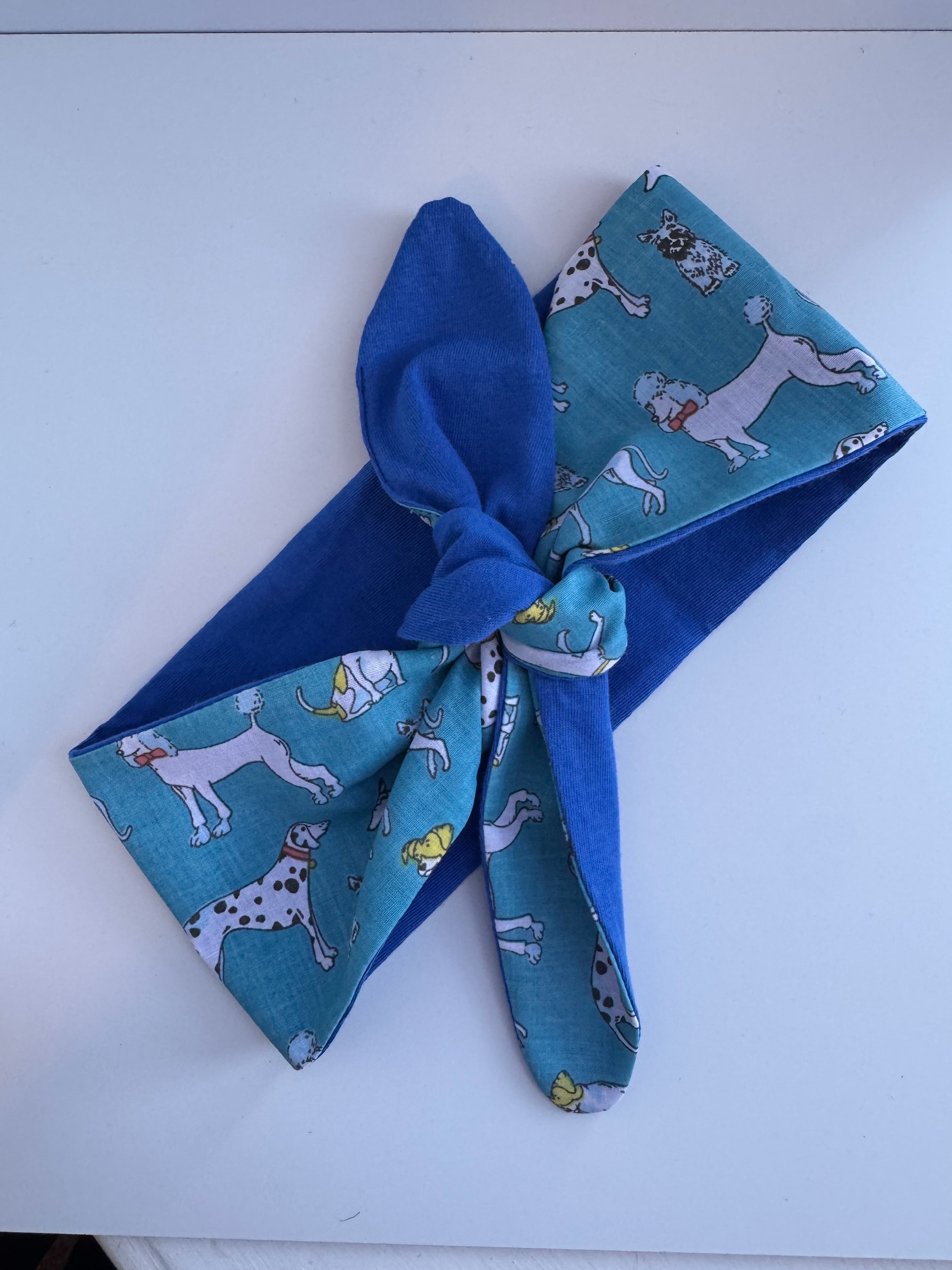 Pet Neck Tie & optional Matching hair Scrunchie - Dogs