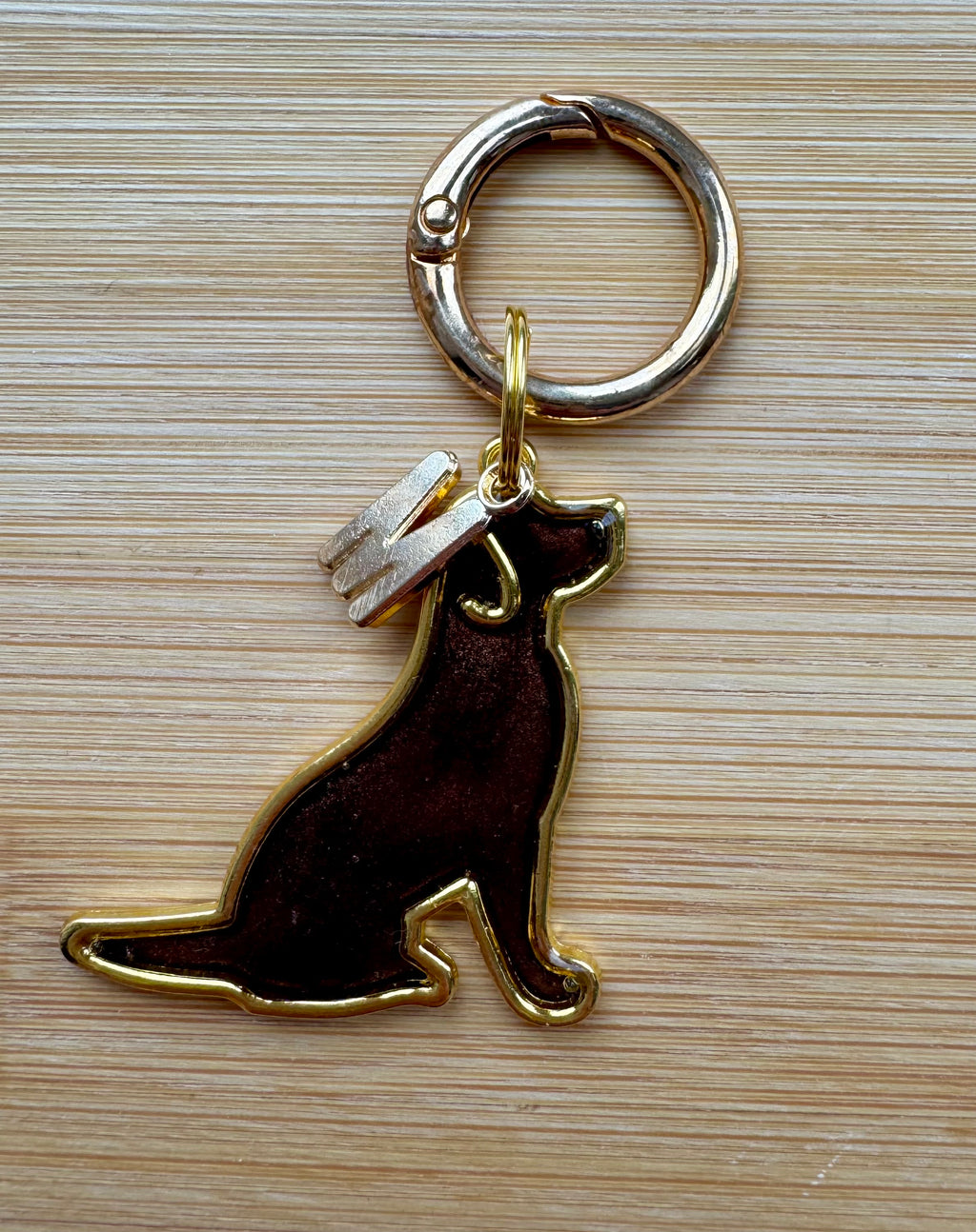 Labrador gold frame Tag