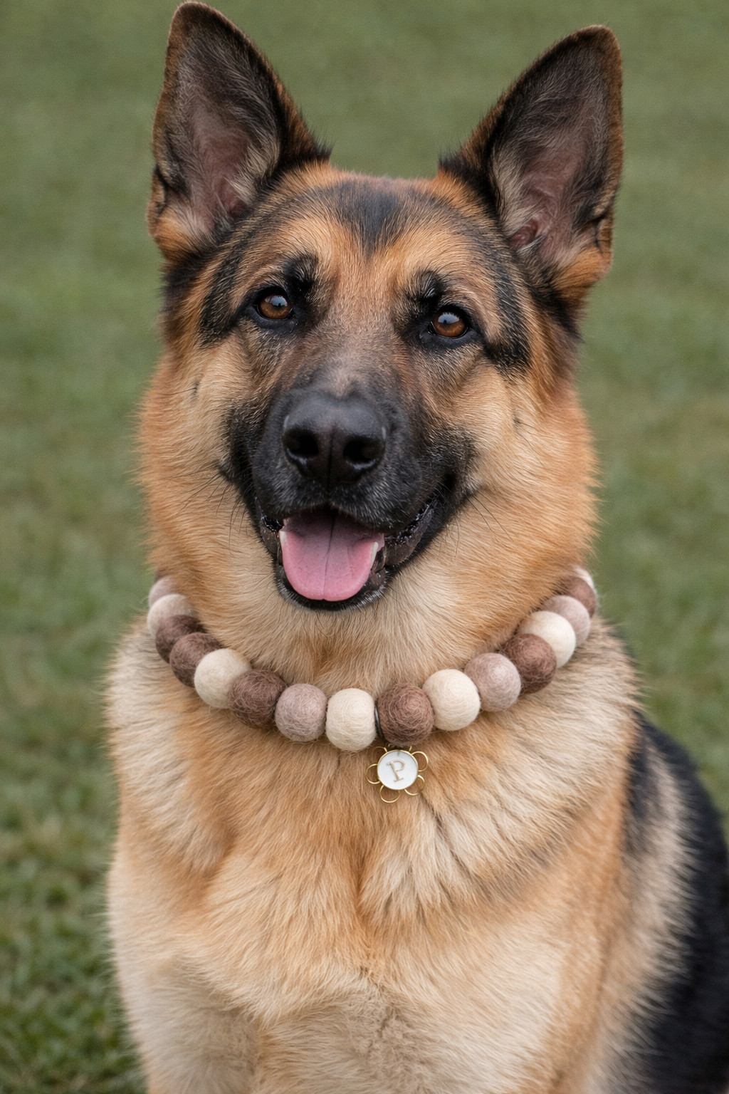 Handmade Pom Pom Collar