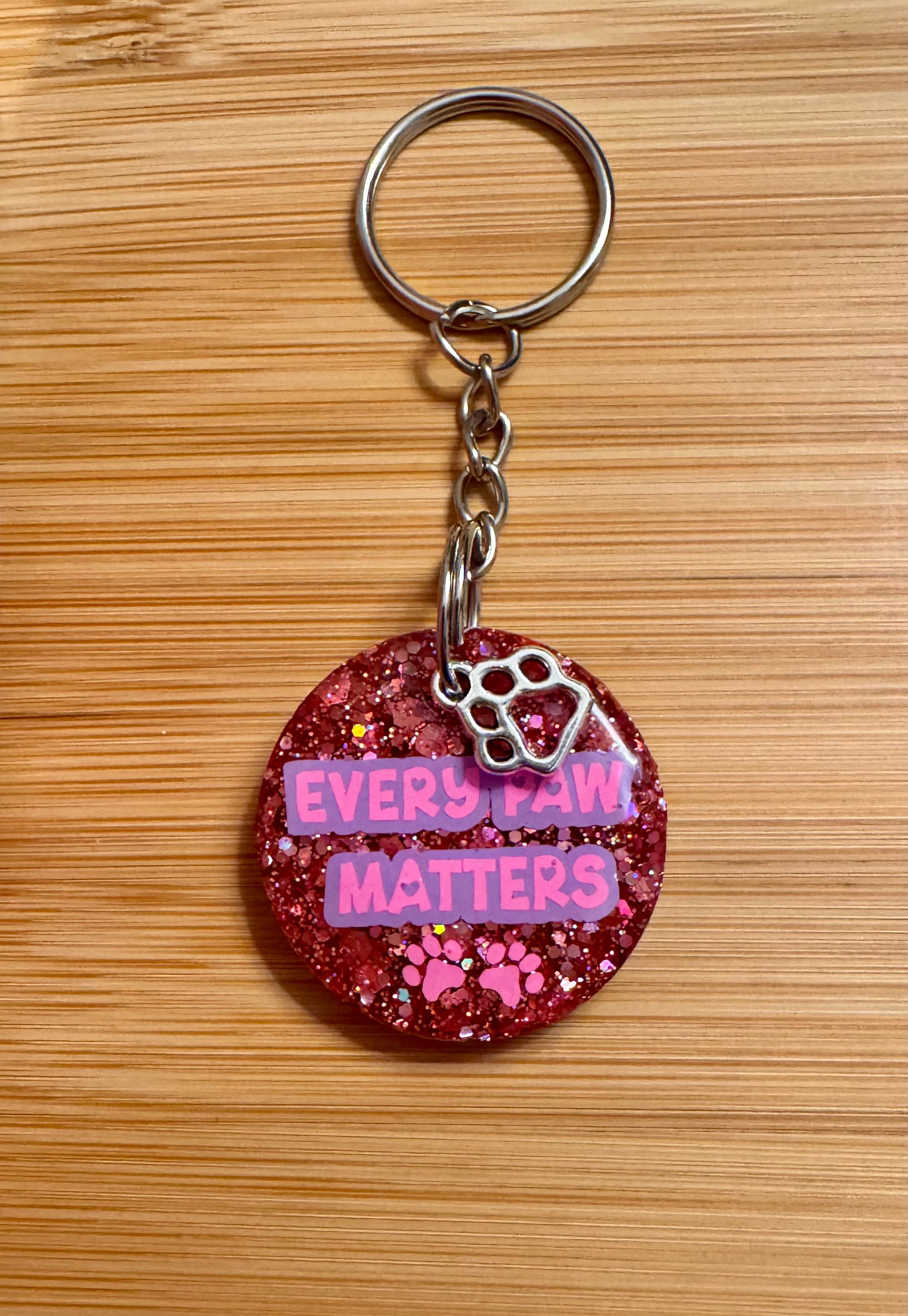 Every Paw Matters Keyring - for charity