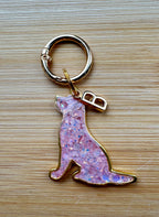 Labrador gold frame Tag