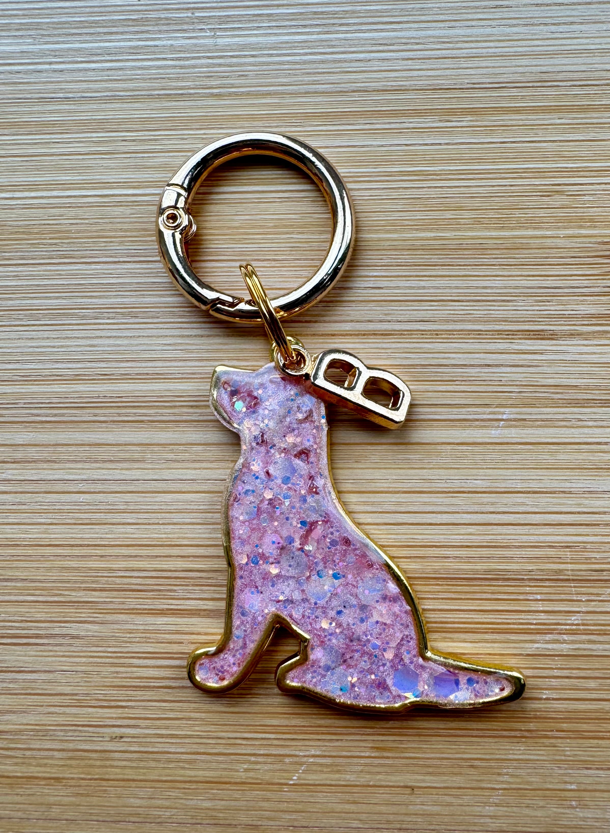 Labrador gold frame Tag