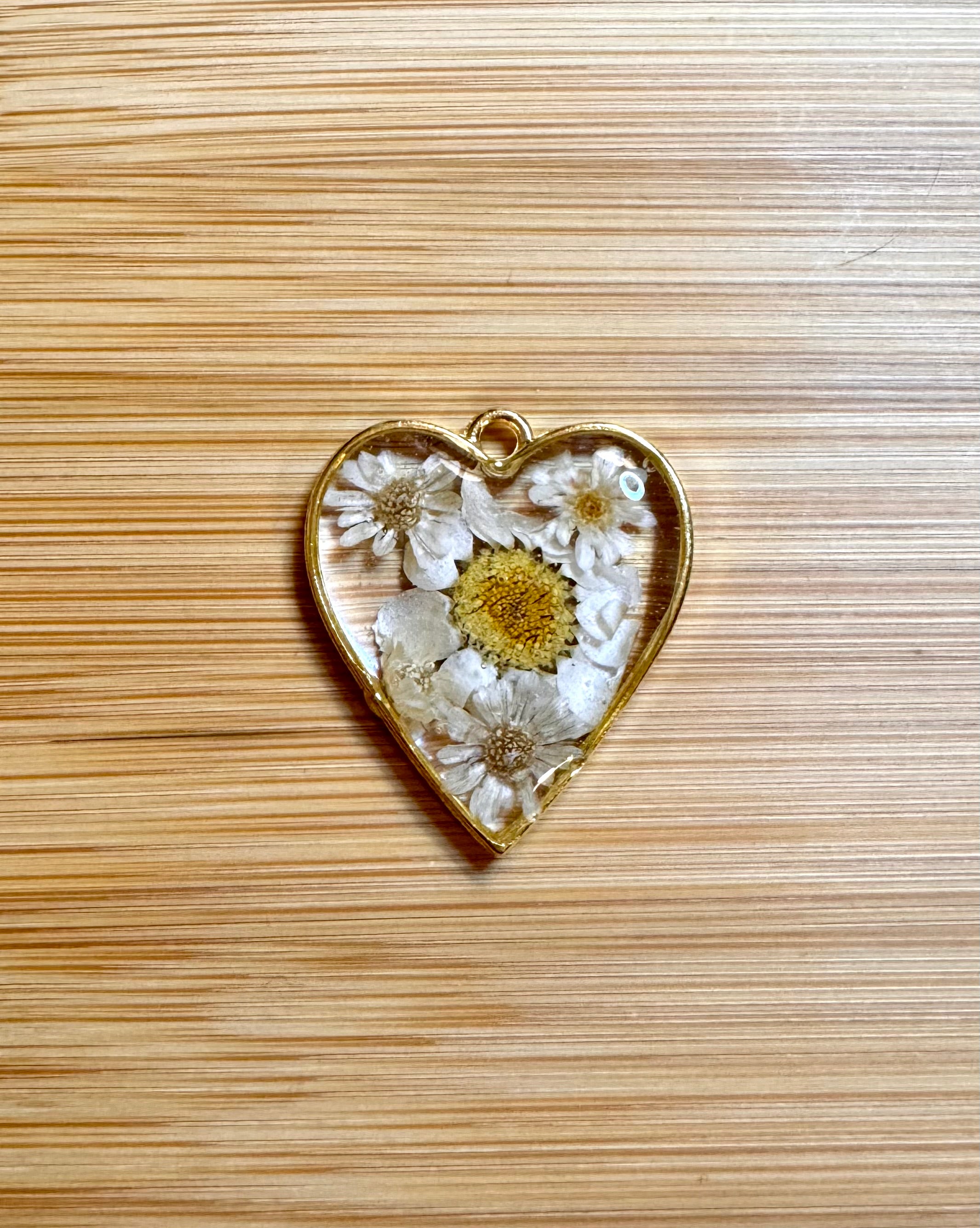 Real flowers Dog Tag