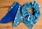 Pet Neck Tie & optional Matching hair Scrunchie - Dogs