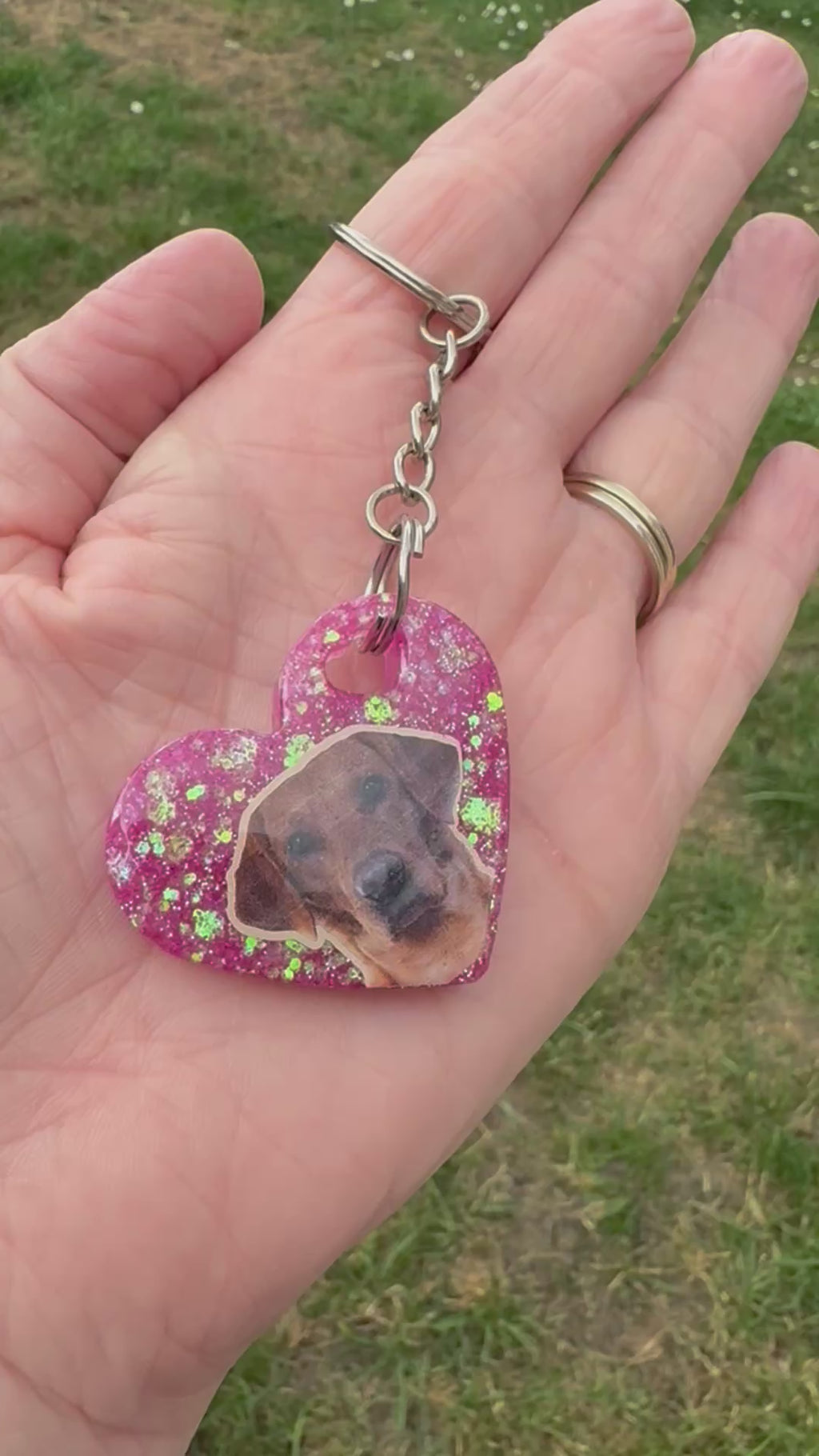 Personalised Picture keyring